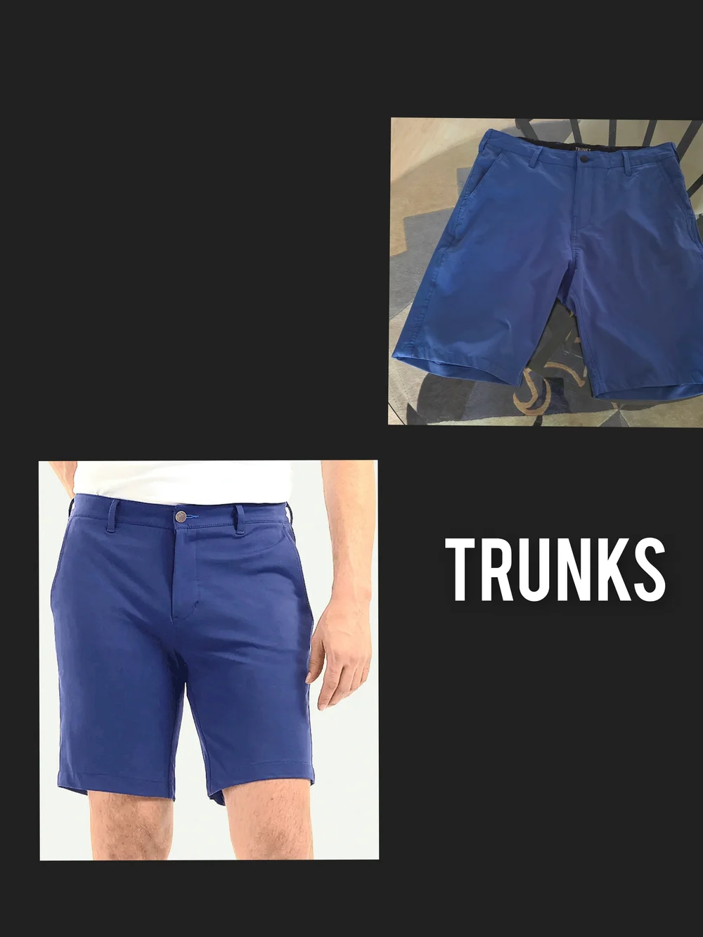 Men's Blue Trunks Shorts ❤️